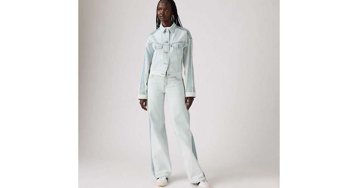 Superlow Loose Stripe Jeans - Blue | Levi's® GB | Levi's UK
