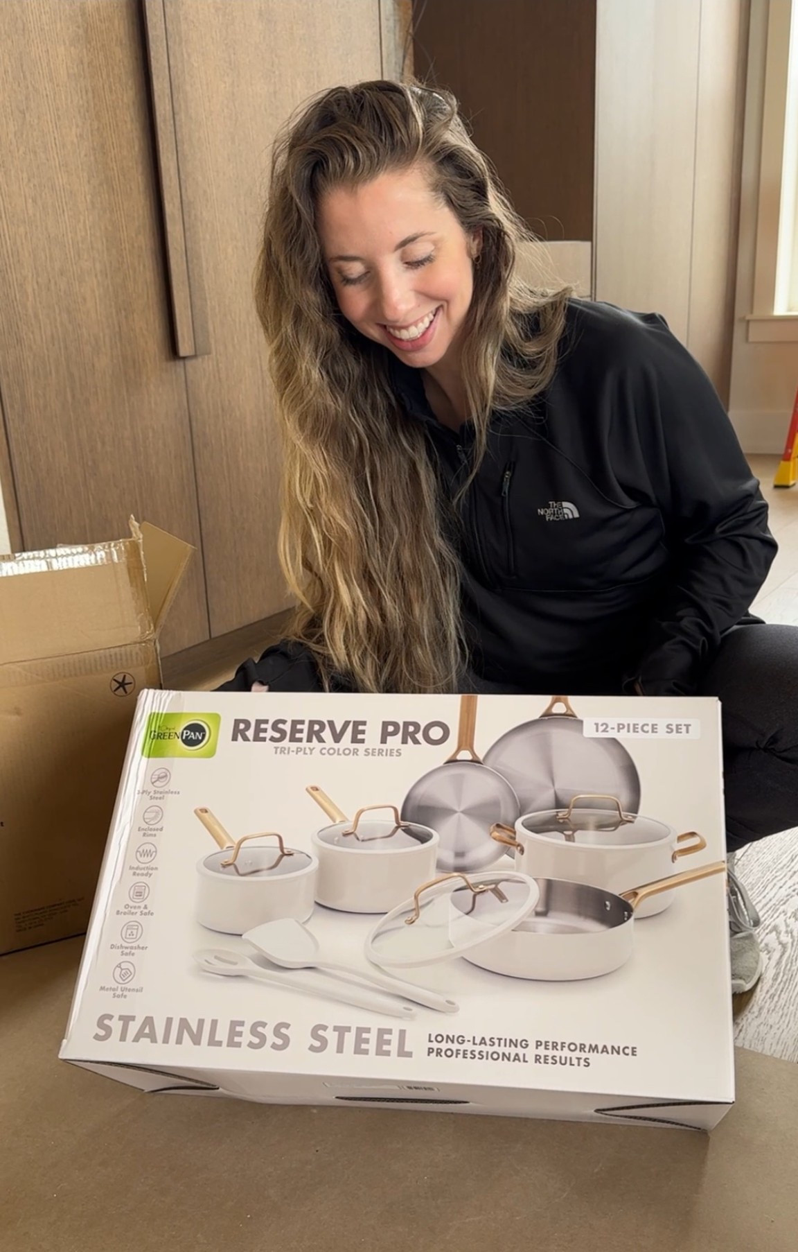cannot wait to cook with this new set from Green Pan 😍 so aesthetic AND stainless steel, I love them already 🍳💚 right now they’re over $200 off! #cookingessentials #kitchentools #cookware 

#LTKfoodie #LTKHome #LTKSaleAlert