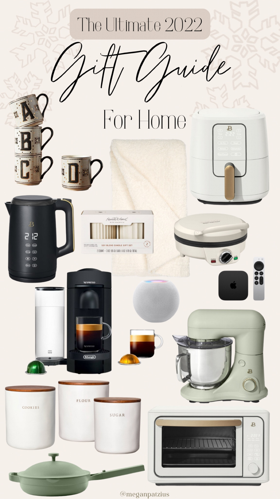 Gift Guide 2022 | for the home 🏠 Top selling gifts for anyone on your list! These would be great presents for the holiday party hostess, parents or in-laws. Top rated Apple products like the home pod and Apple TV 4K. Walmart’s small home appliance line by Drew Barrymore is modern design at an affordable price. Personalized gifts like these mugs from Anthropologie are always a must have. Cozy homebodies would love the Barefoot dreams throw blanket. The Always pan by Our Place is always on everyone’s most wanted list. ✨ 

#LTKSeasonal #LTKHoliday #LTKhome