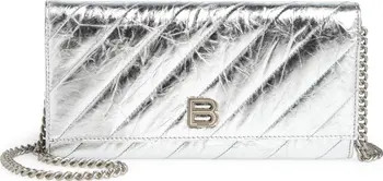 Balenciaga Crush Crossbody Wallet on a Chain | Nordstrom | Nordstrom