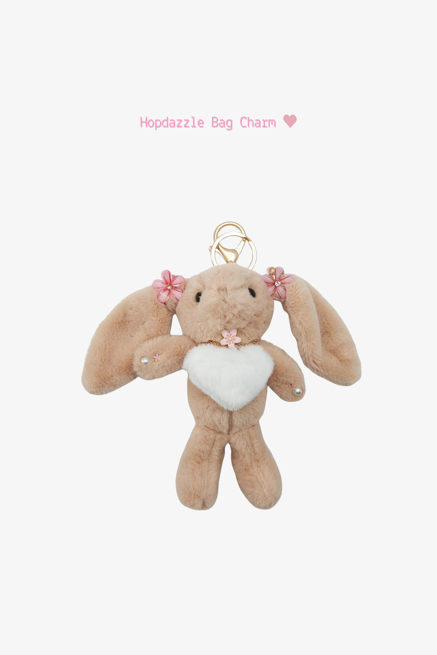 Fluffy Cute Bunny Bag Charm 🐰🌸
A light brown plush bunny with delicate pink flower clips, pearl details, and a fluffy white heart 🤍🌸 An easy way to add a sweet, styled touch to your everyday bag.
#Hopdazzle #BunnyBagCharm #PlushBagCharm #PinkDetails #HeartDetail #CuteAccessories #BagCharmEdit #SoftAesthetic #AdorableStyle #EverydayBag #KeyringStyle #GiftIdea #CuteButPolished #LTKFinds #LTKspring 

 #LTKbag #LTKkids #LTKgiftguide