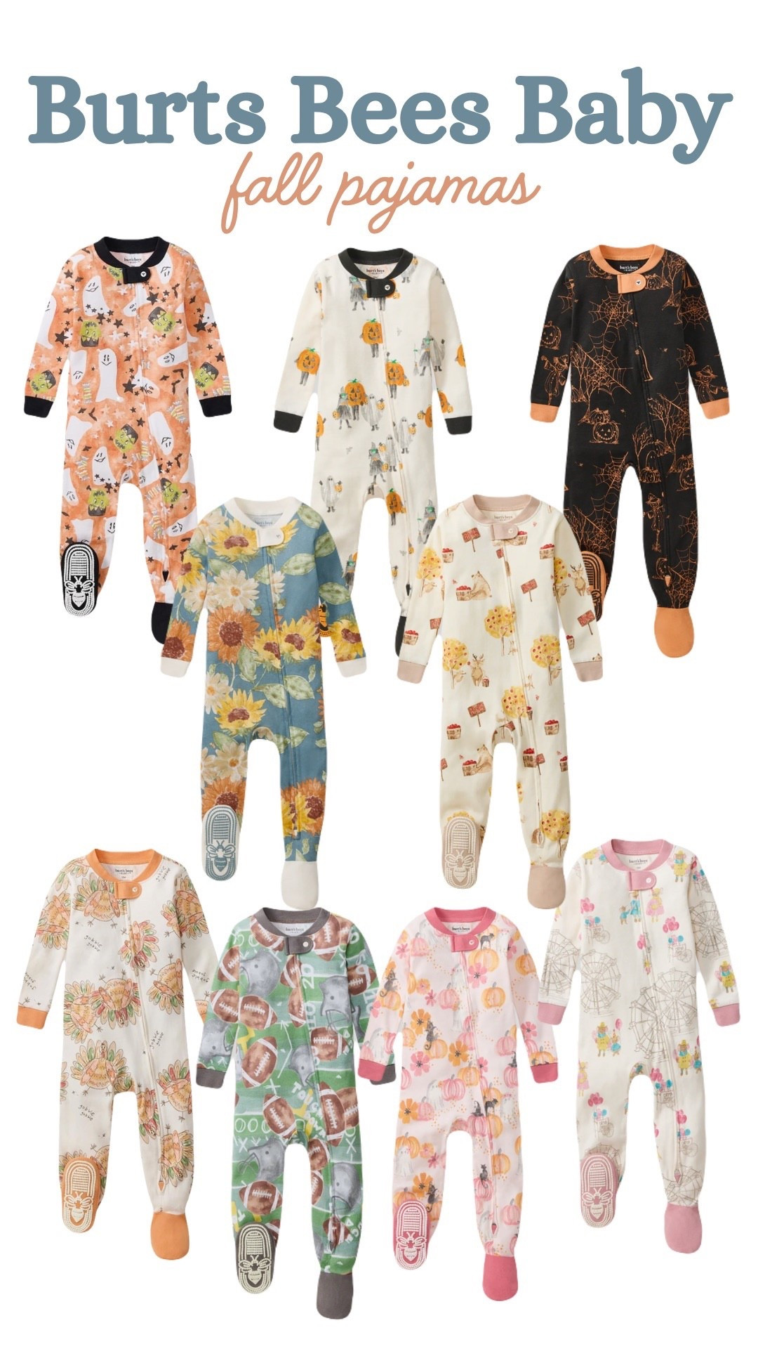 Fall pajamas from Burt’s Bees baby! Love that they are thick organic cotton 🎃💕

#LTKFamily #LTKBaby