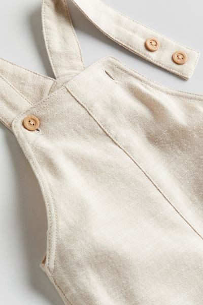 2-piece Cotton Set - Light beige/striped - Kids | H&M US | H&M (US + CA)