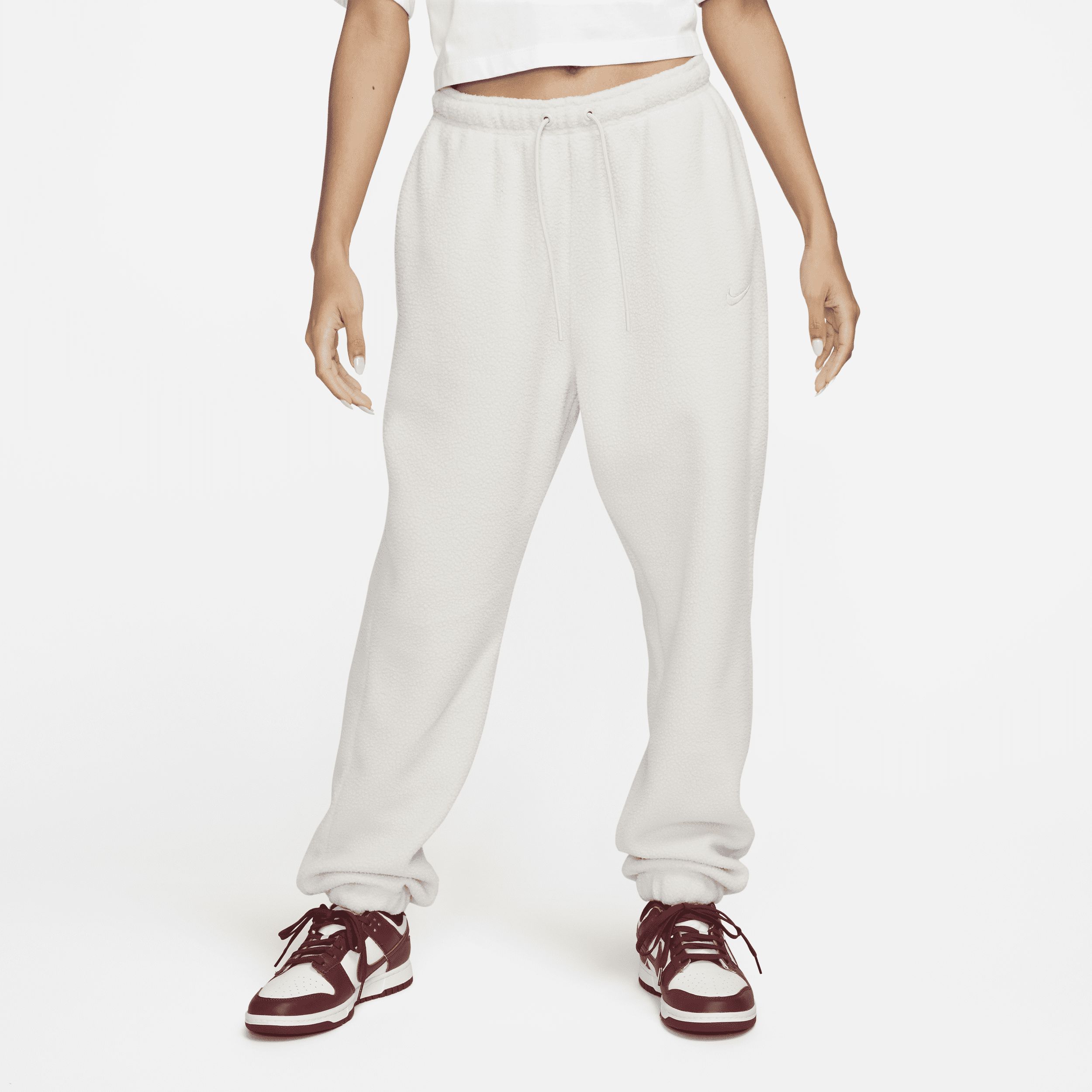 Women's Nike Sportswear Plush Jogger Pants in Grey, Size: 2XL | DQ6812-072 | Nike (US)