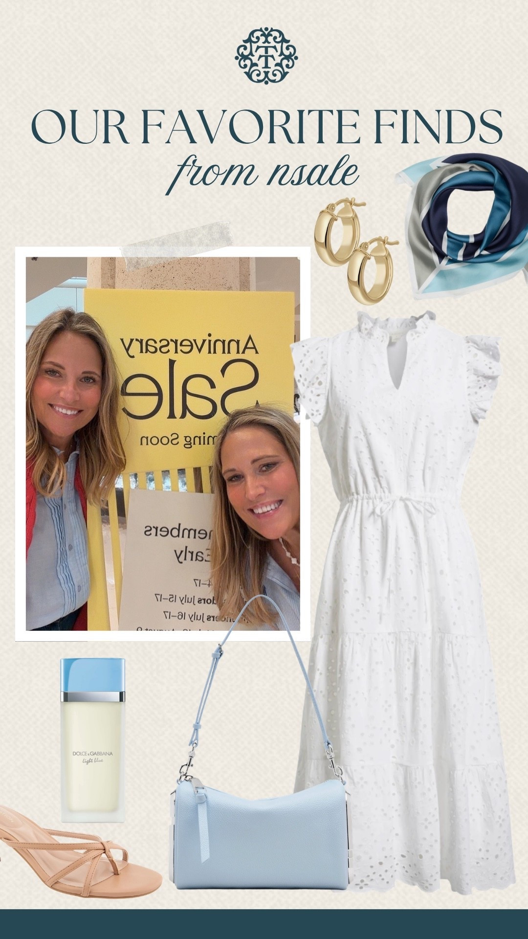 This is one of the looks we keep coming back to from the Nordstrom Anniversary Sale. We paired a white dress with soft blue accessories and a few everyday favorites to complete the outfit. If you're shopping the sale, this is one look worth saving.

#LTKBeauty #LTKMidsize #LTKSaleAlert