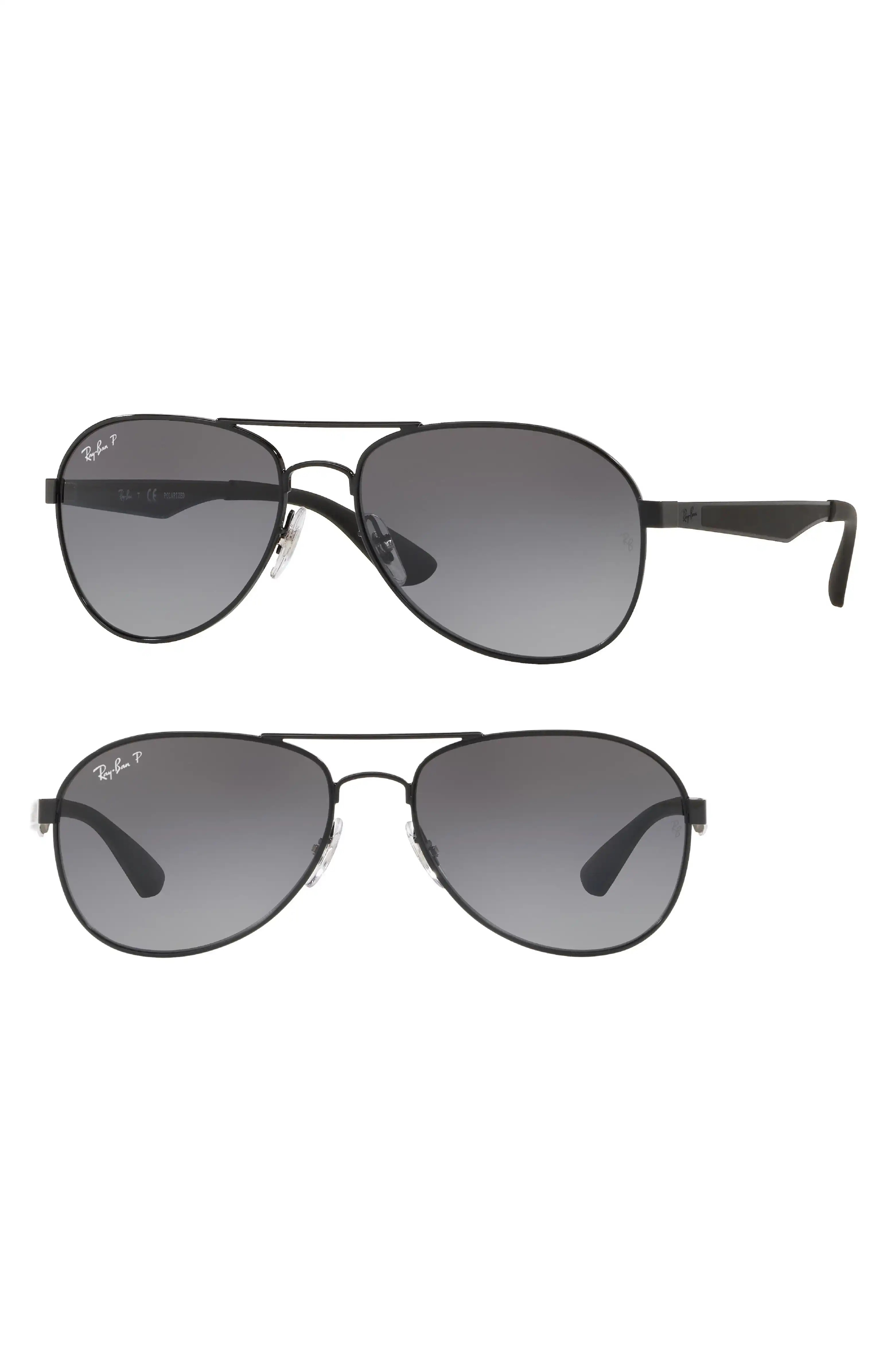 Active Lifestyle 61mm Polarized Pilot Sunglasses | Nordstrom