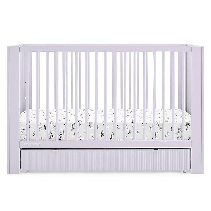 Cassie 4-in-1 Convertible Crib with Underdrawer - Greenguard Gold Certified, Lilac | Amazon (US)