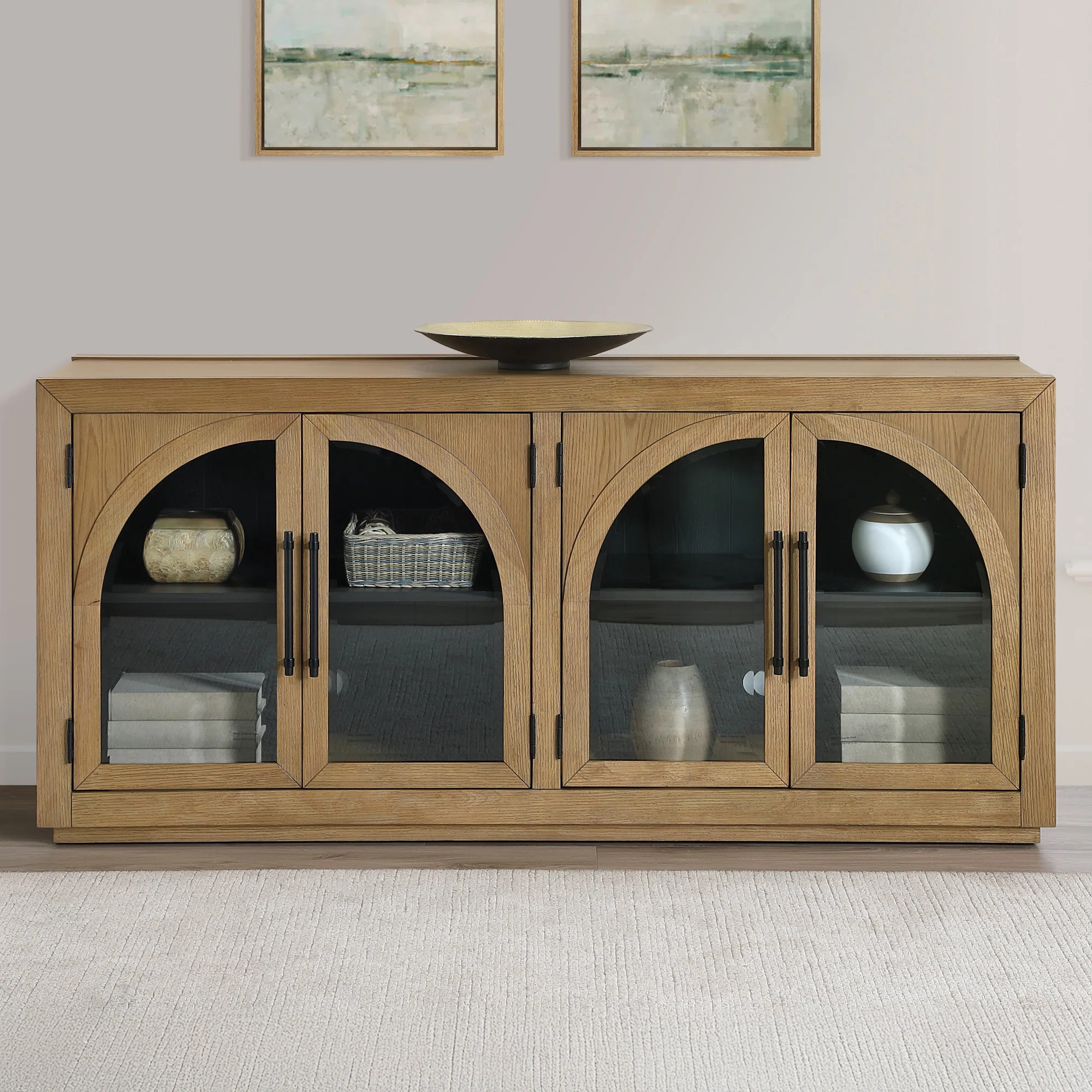 Latitude Run® Lixy 70'' Sideboard Media Console & Reviews | Wayfair | Wayfair North America