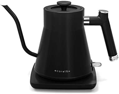 ECORELAX Gooseneck Electric Kettle, Pour Over Coffee and Tea Kettle, 100% Stainless Steel Inner w... | Amazon (US)