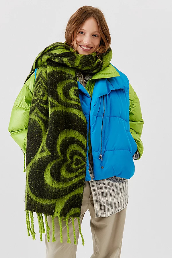 Patterned Blanket Scarf | Urban Outfitters (US and RoW)