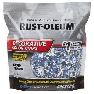Rust-Oleum 1 lb. Gray Decorative Color Chips 301359 | The Home Depot