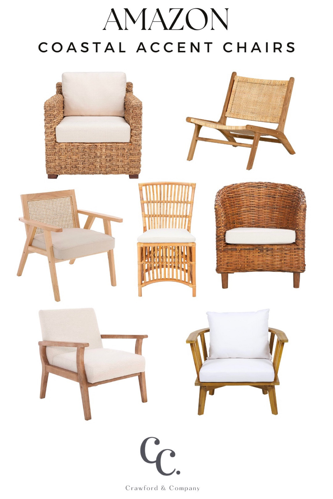 Amazon home furniture
Accent chairs
Coastal home 

#LTKhome