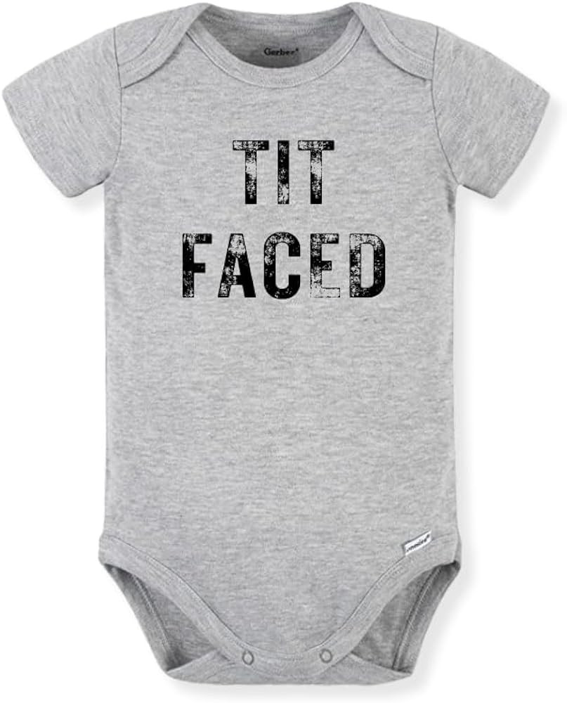 Tit Faced Baby Bodysuit, Kids T-Shirt | Amazon (US)
