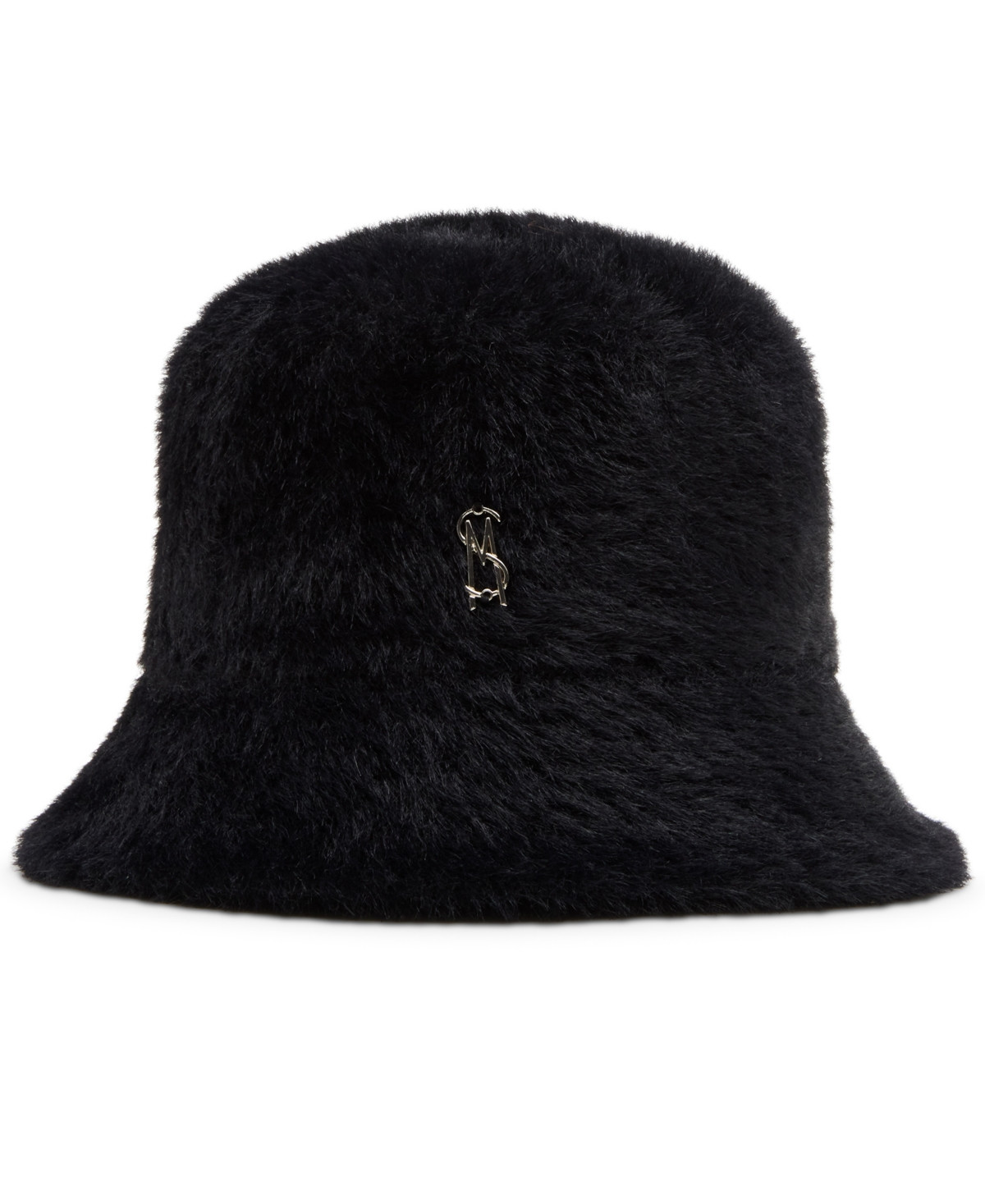 Steve Madden Fuzzy Bucket Hat - Black | Macy's