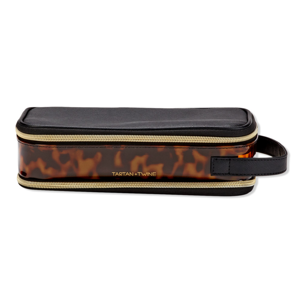 Tartan + Twine Tortoise Double Zip Brush Case | Ulta