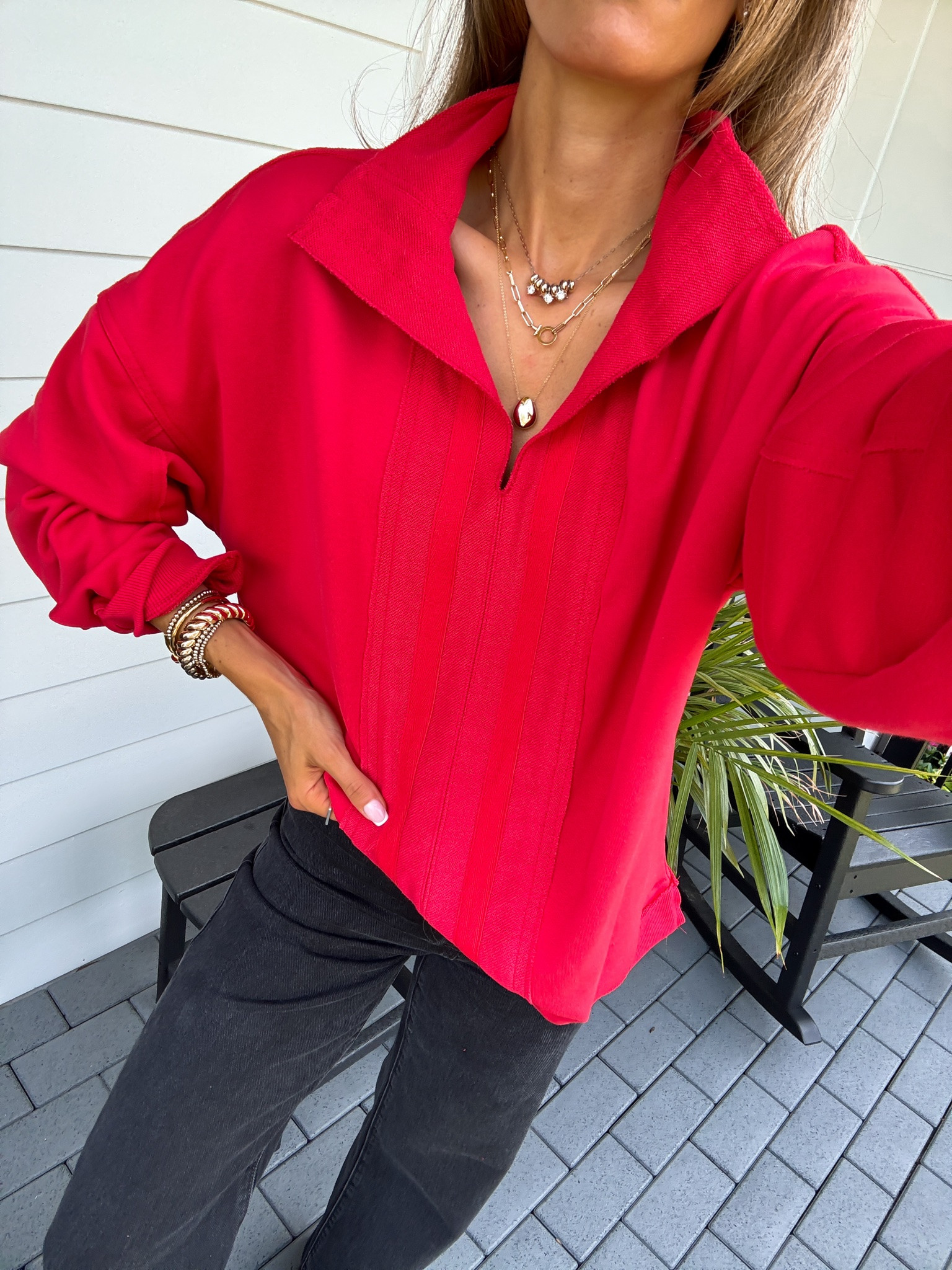 Scroll to shop. Look for Less Amazon Pullover. Wearing a small. Follow for more.

#LTKmomlife #LTKfitnessgoals #LTKmorningroutine