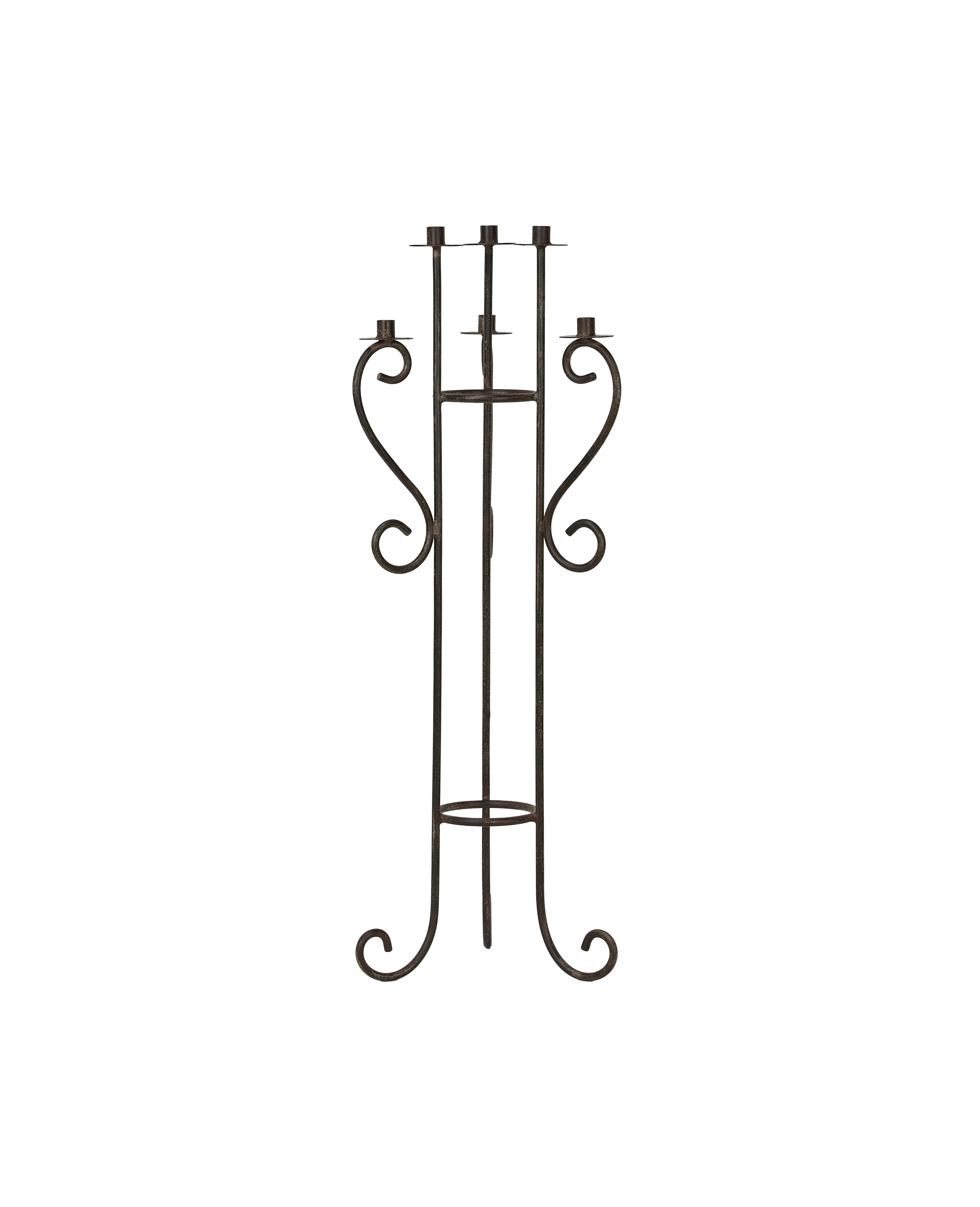 Lumière Floor Taper Candelabra | Candle Holders | Designed by OLIVE ATELIERS | Olive Ateliers