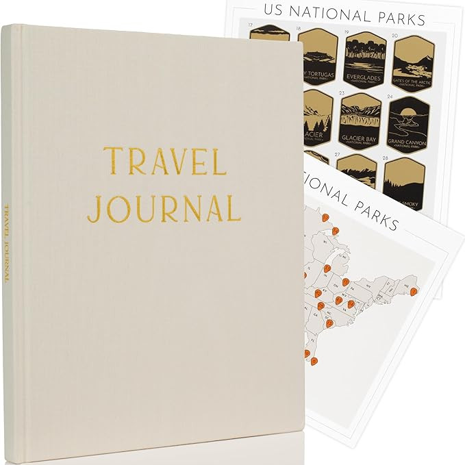 Beautiful Travel Journal For Women - Linen Adventure Diary and Planner To Give As a Gift - The Pe... | Amazon (US)