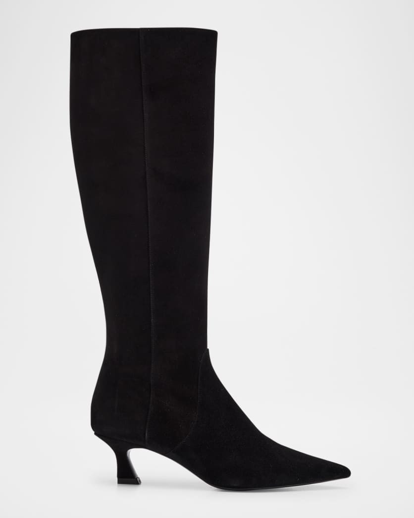 50mm Vinnie Suede Knee-High Boots | Neiman Marcus