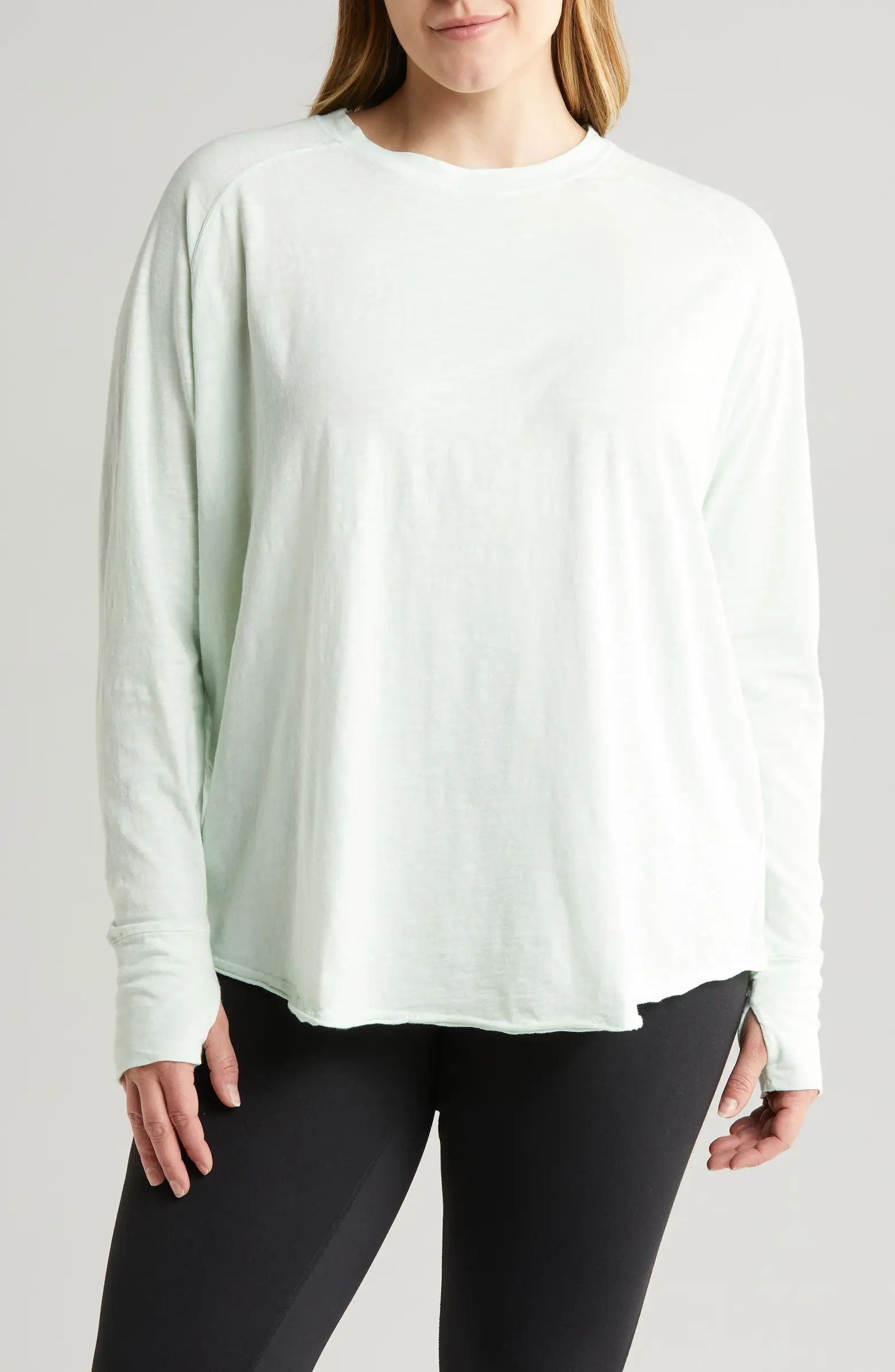 Relaxed Washed Cotton Long Sleeve T-Shirt | Nordstrom