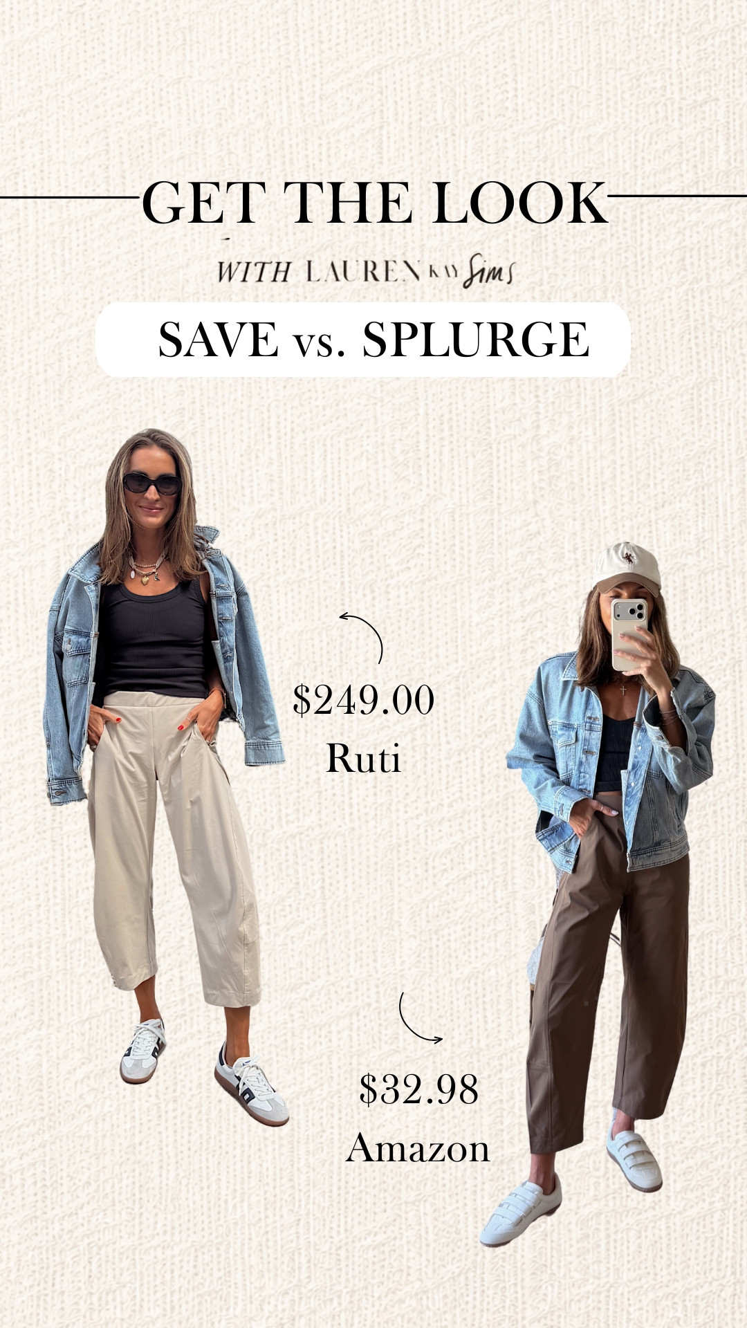 Another great save vs. splurge find! 

These popular relaxed fit ankle pants from Ruti are $249, but I found an amazing look for less option on Amazon for $32.98! I own and love both!

#LTKootd #LTKSeasonal #LTKWorkwear