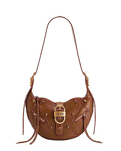 JW PEI Women's Tessa Shoulder Bag - Crushed Brown | Amazon (US)