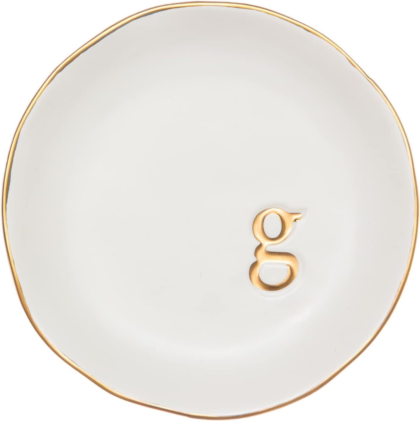 COLLECTIVE HOME Ceramic Jewelry Tray, Trinket Dish, Gifts for Women (G) | Amazon (US)