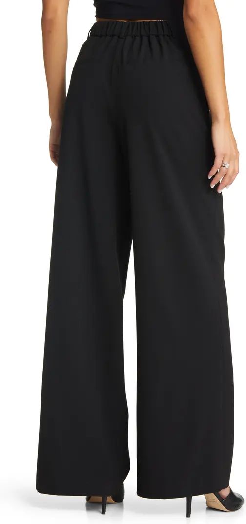 Relaxed Waist Wide Leg Trousers | Nordstrom