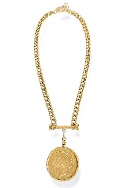 Yochi Maxine Coin Pendant Necklace | The Willow Tree