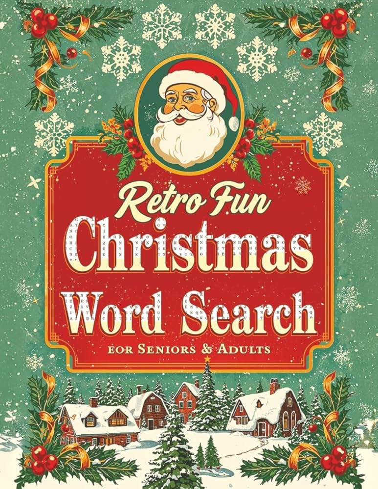 Christmas Nostalgia Word Search: Fun for Seniors & Adults: Large Print Holiday Puzzles with Nosta... | Amazon (US)