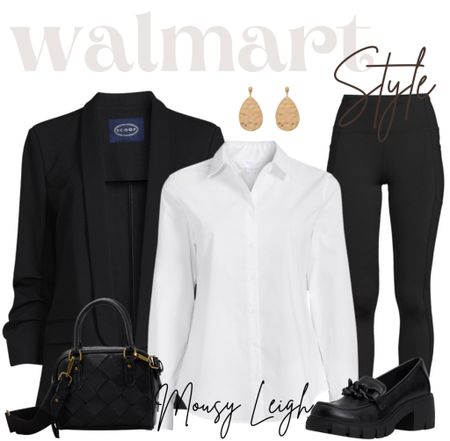 Walmart office look! 

walmart, walmart finds, walmart find, walmart fall, found it at walmart, walmart style, walmart fashion, walmart outfit, walmart look, outfit, ootd, inpso, bag, tote, backpack, belt bag, shoulder bag, hand bag, tote bag, oversized bag, mini bag, jewelry, statement earrings, loafers, button down top, blazer, blazer style, blazer fashion, blazer look, blazer outfit, blazer outfit inspo, blazer outfit inspiration, workwear, work, outfit, workwear outfit, workwear style, workwear fashion, workwear inspo, work outfit, work style, fall, fall style, fall outfit, fall outfit idea, fall outfit inspo, fall outfit inspiration, fall look, fall fashions fall tops, fall shirts, flannel, hooded flannel, crew sweaters, sweaters, long sleeves, pullovers, 

#LTKshoecrush #LTKitbag #LTKstyletip