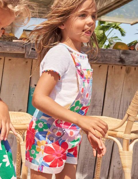 Fun Short Overalls - Multi Floral | Boden US | Boden (US)