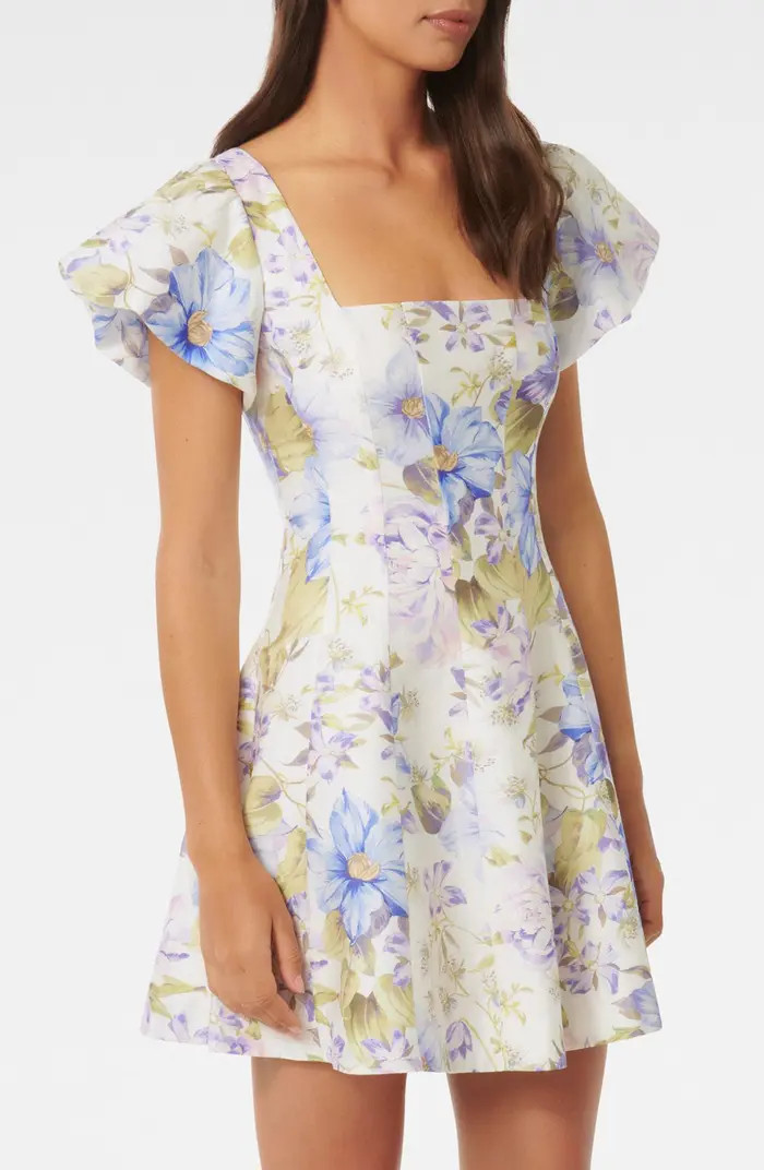Ever New Josie Floral Print Minidress | Nordstrom | Nordstrom