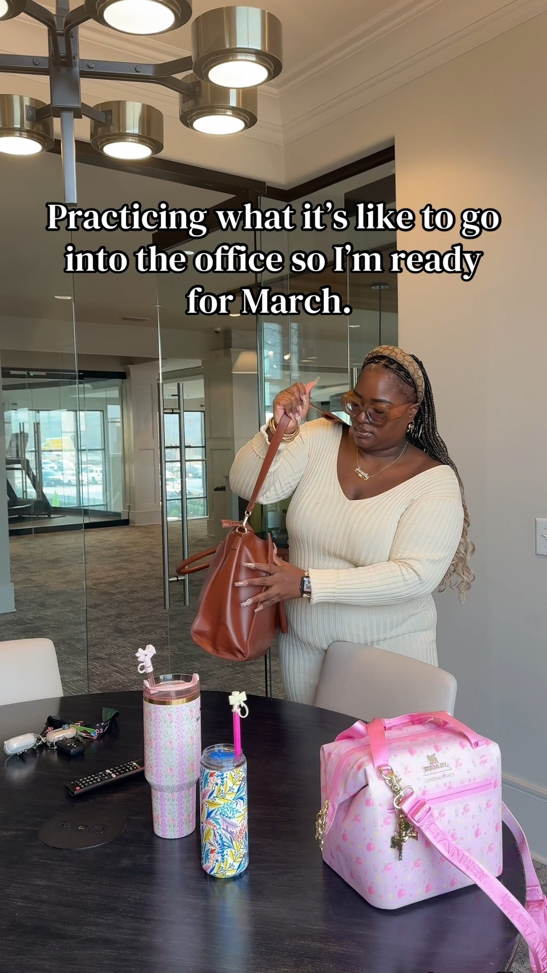 With a new job comes new habits! Like packing lunch, having a tumbler that can hold ice for a long time, & most importantly having the perfect workbag! 

#LTKdayinmylife #LTKmorningroutine #LTKFindsUnder100
