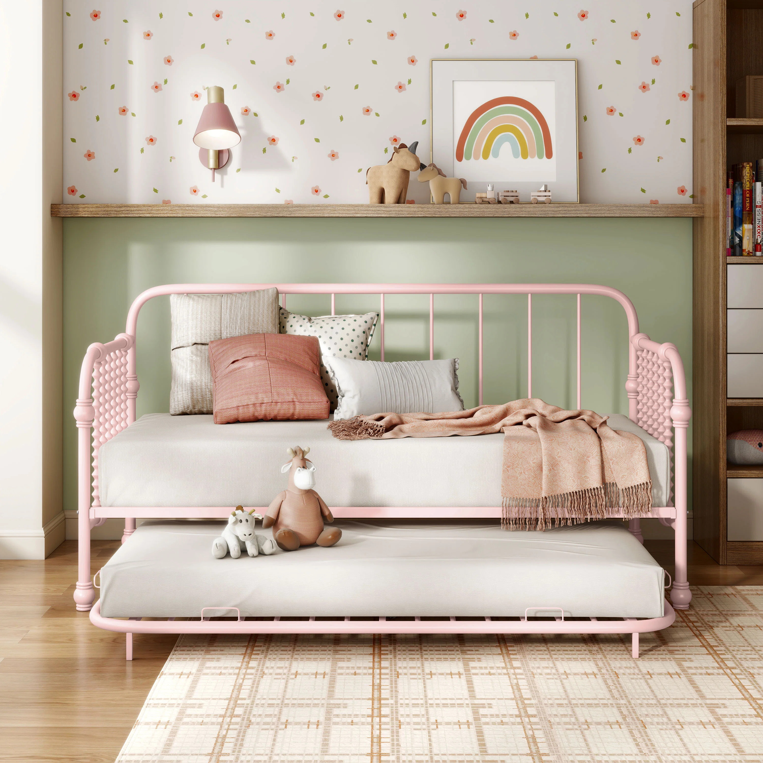 Monarch Hill Wren Twin Metal Daybed with Trundle | Wayfair North America