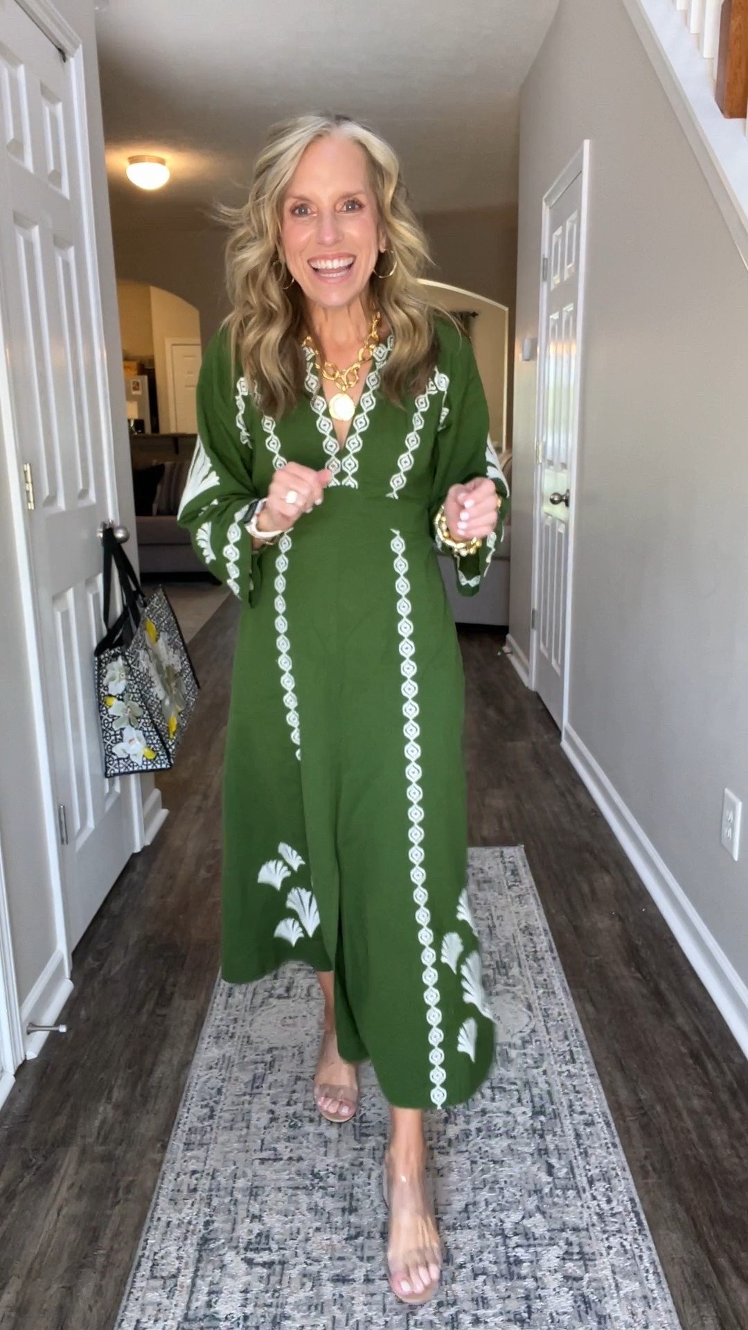 This one is a stunner. It would make for a beautiful shower, wedding guest, Easter, Mother’s Day or work wear 
I’m in XS
Use STYLE15 For 15% off one Jude Connally purchase 

#LTKOver40 #LTKWedding #LTKStyleTip