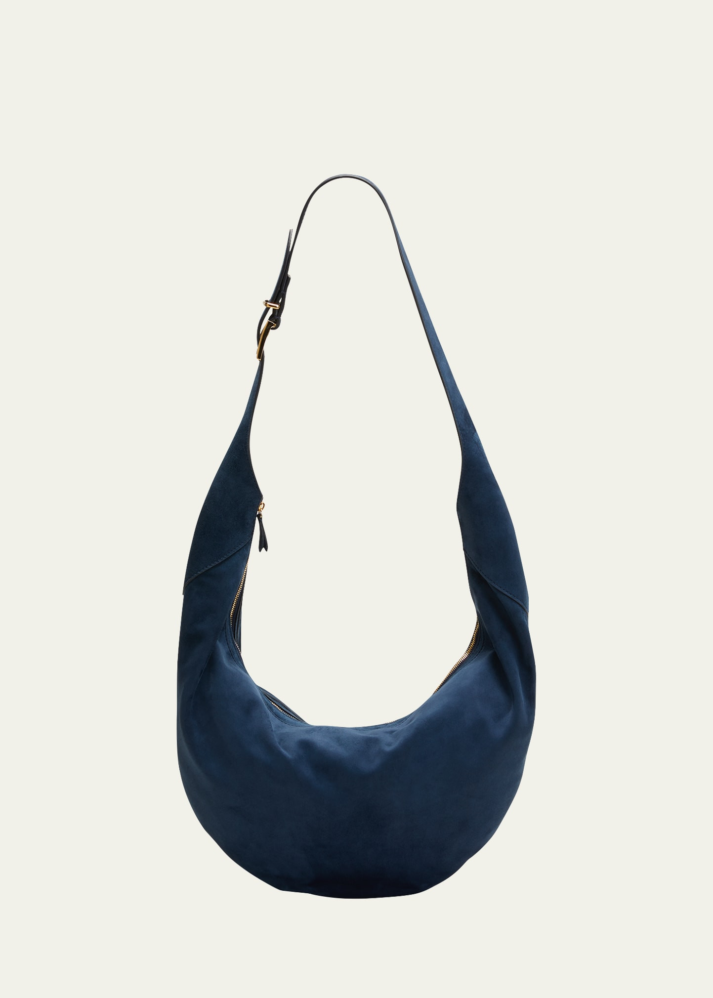 August Zip Suede Hobo Bag | Bergdorf Goodman