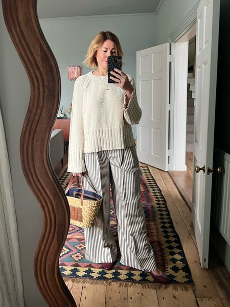 Stripe trousers
Spring outfit 
Me + Em

#LTKeurope
