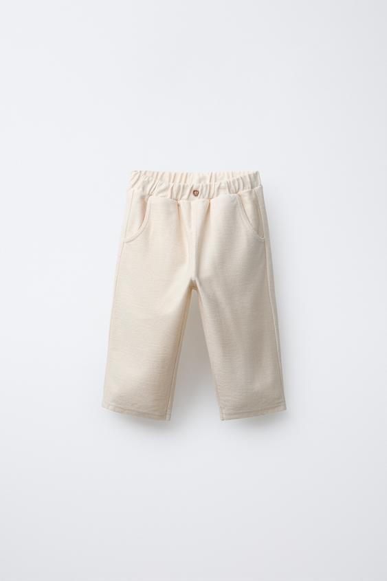 TWILL BUTTON PANTS | Zara US