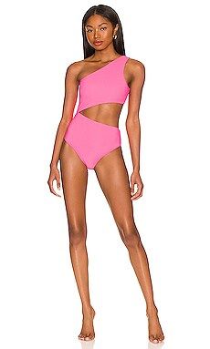 BEACH RIOT Celine One Piece in Neon Pink from Revolve.com | Revolve Clothing (Global)