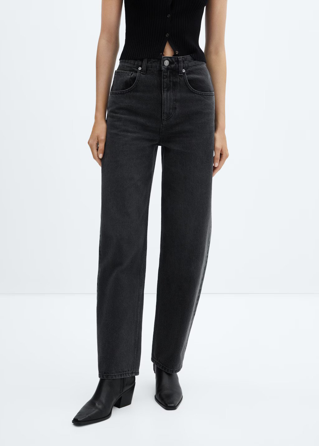 HIGH-WAIST BALLOON JEANS | Mango (US/MX/AU)