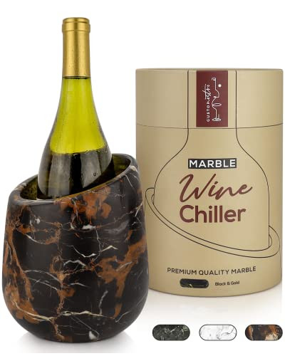 Gusto Nostro Marble Wine Chiller Bucket - 750ml Wine Bottle Cooler and Champagne Chiller for Part... | Amazon (US)