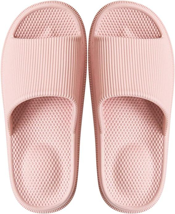 WYSBAOSHU Slippers for Women and Men House Slides Shower Sandals Non-Slip Spa Massage Foam Bathro... | Amazon (US)