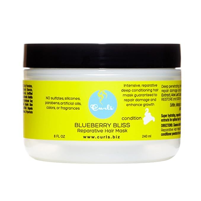 Curls Blueberry Bliss Reparative Hair Mask - Deep Conditioning - Repair, Protect, Restore, and Gr... | Amazon (US)
