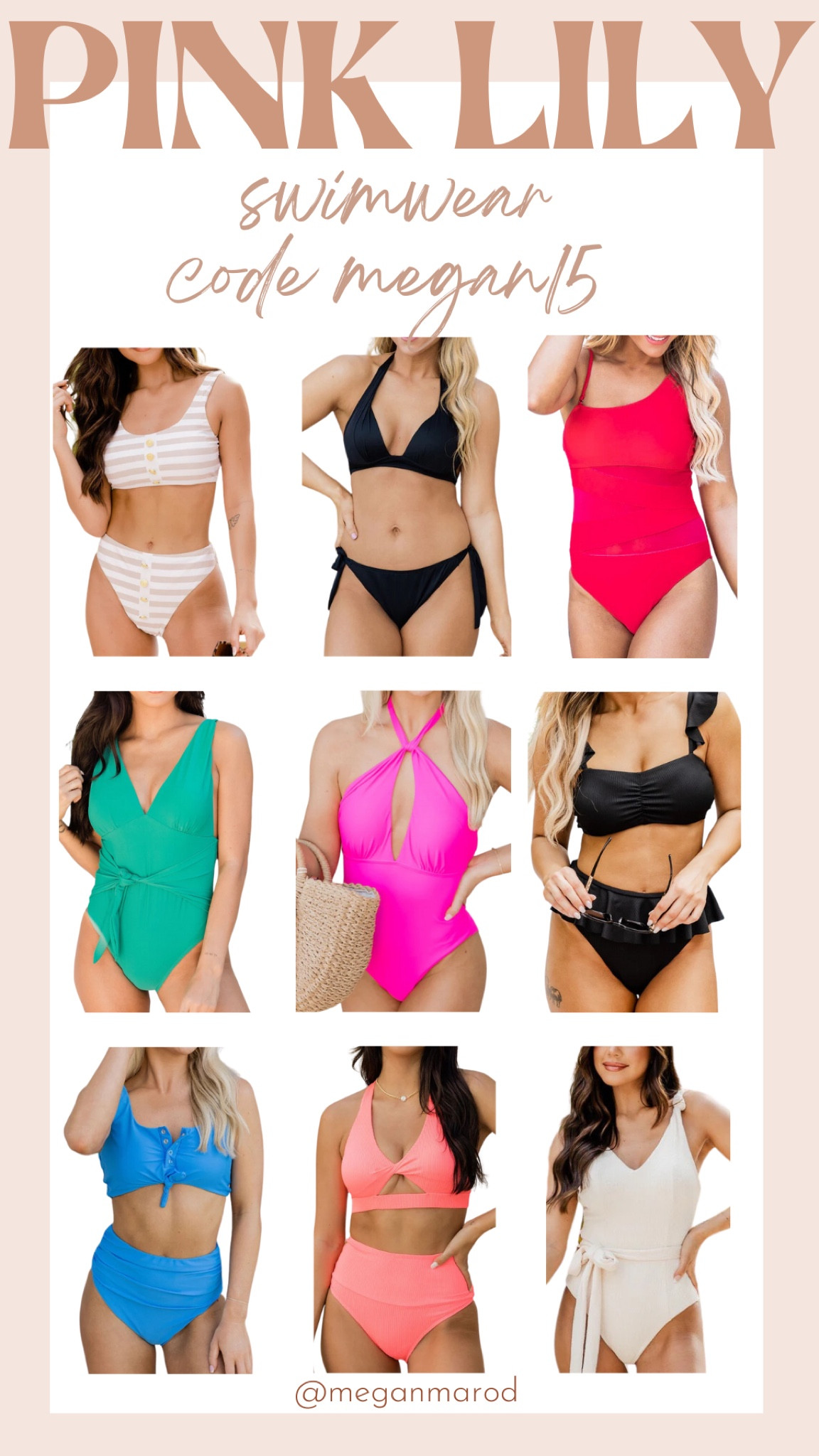 Pink lily swimwear picks! Use code megan15

#LTKstyletip #LTKswim #LTKFind