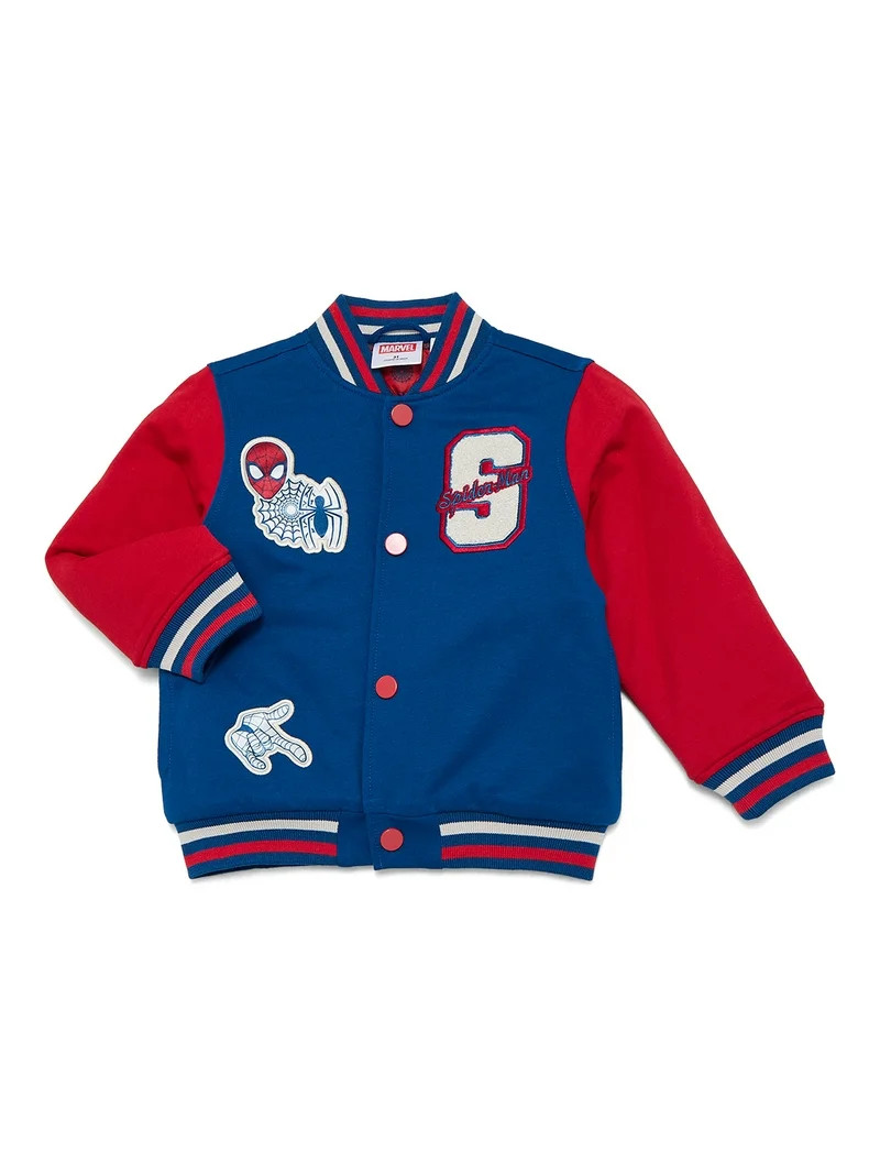 Spider-Man Toddler Boys Varsity Jacket, Sizes 2T-5T | Walmart (US)