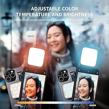 amaran Go Compatible with MagSafe Mini Phone Light,Rechargeable Portable Light Mirror Light LED P... | Amazon (US)