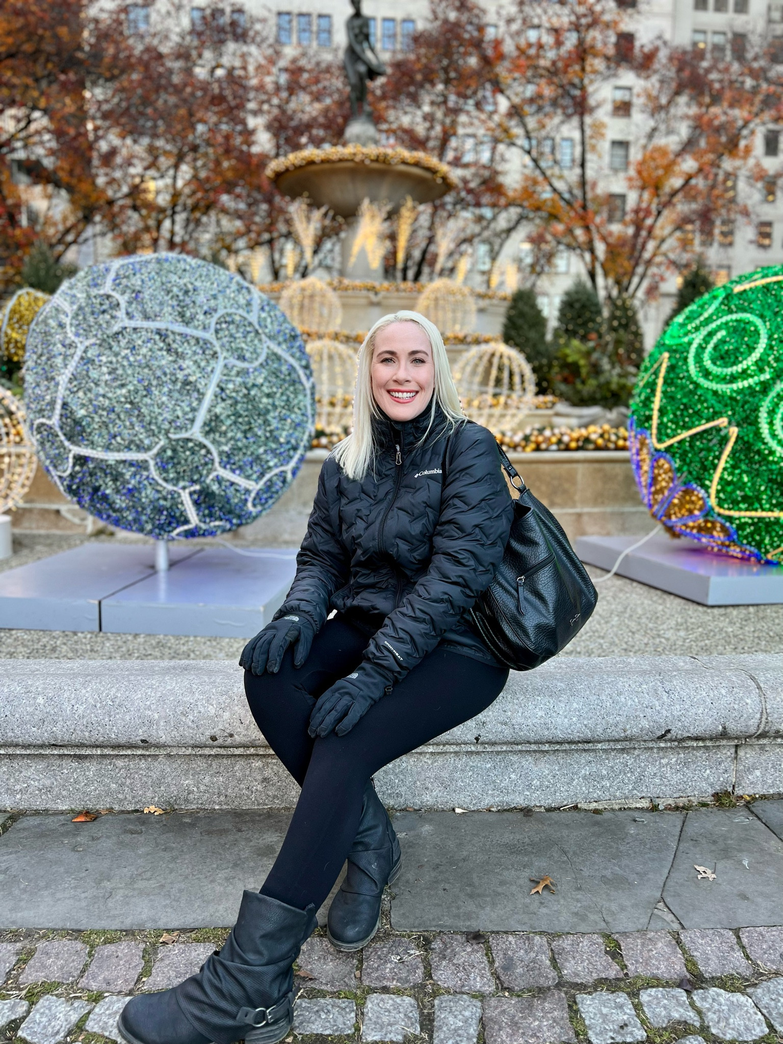 Christmas in New York City is the best time in NYC!! Layer up and dress warm with this womens holiday outfit. This jacket is so warm and easy to pack!

#LTKstyletip #LTKSeasonal #LTKHoliday