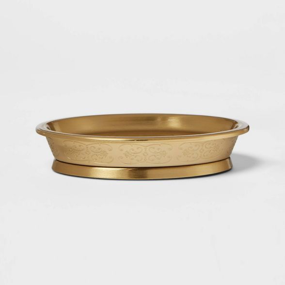 Gold Etched Metal Soap Dish - Opalhouse™ | Target