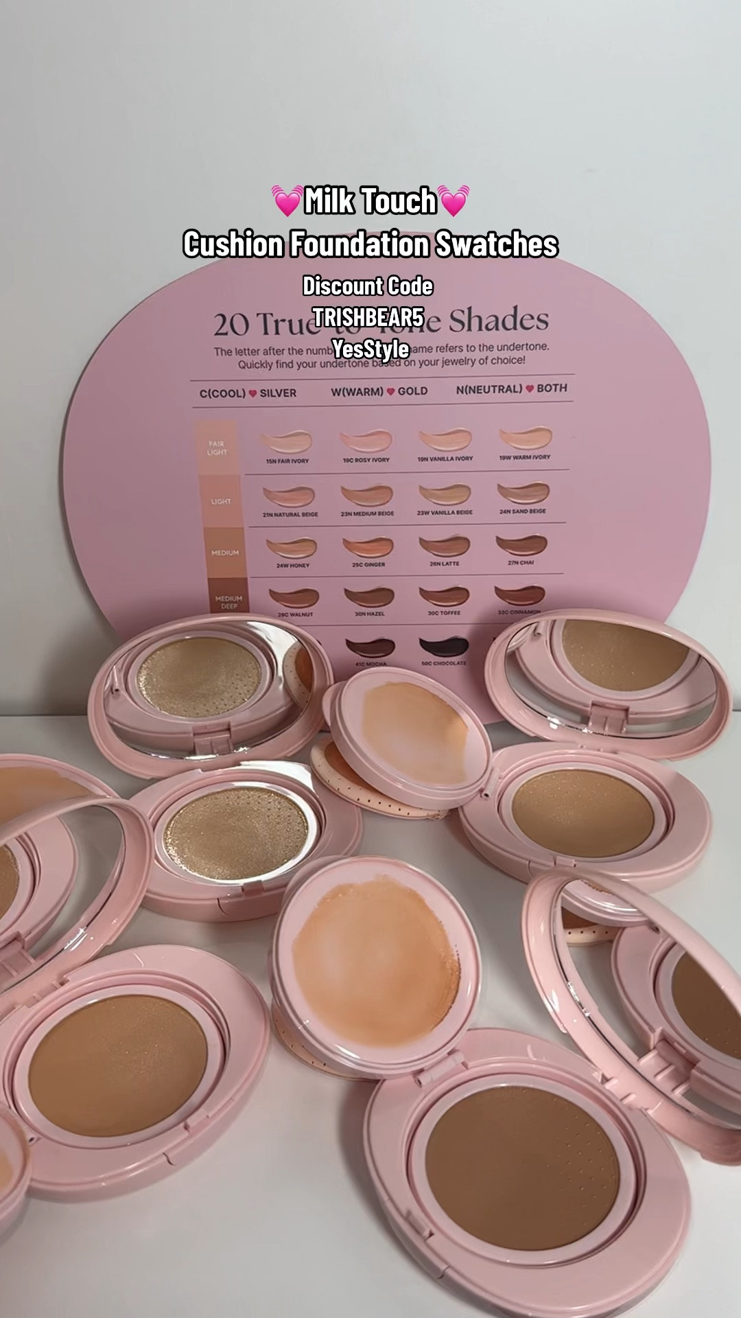 Milk Touch Cushion Foundation Swatches💓💞

#LTKFindsUnder100 #LTKBeauty